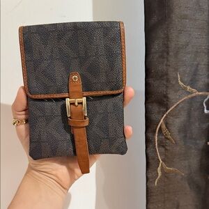 Stylish MK Brown and Black Bag